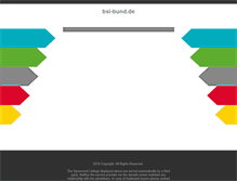 Tablet Screenshot of bsi-bund.de